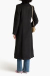 GANNI Wool-blend felt coat | THE OUTNET