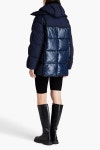 GANNI Quilted ripstop and shell hooded jacket | THE OUTNET