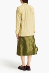 GANNI Bead-embellished crinkled taffeta blazer | THE OUTNET
