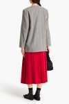 GANNI Pinstriped twill blazer | THE OUTNET