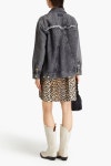 GANNI Acid-wash denim jacket | THE OUTNET