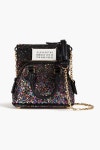 MAISON MARGIELA Glittered leather cross-body bag | THE OUTNET