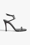 STELLA MCCARTNEY Stella 100 crystal-embellished faux leather sandals | THE OUTNET