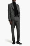 Black Slim-fit cropped wool suit pants | SANDRO | THE OUTNET