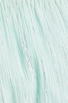 Mint Off-the-shoulder cropped cotton-blend gauze top | SUNDRESS | THE OUTNET