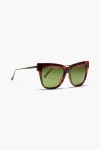 Brown D-frame tortoiseshell acetate sunglasses | BOTTEGA VENETA | THE OUTNET
