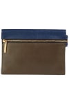 Army green Leather pouch | Sale up to 70% off | THE OUTNET | VICTORIA BECKHAM | THE OUTNET