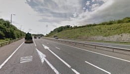 M8 closed westbound near Edinburgh after four-car smash causes rush hour chaos | The Scottish Sun M8 closed near Edinburgh after... 