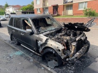 Glasgow firebomb thugs torch two motors near West End school | The Scottish Sun Glasgow firebomb thugs torch two motors near West... 
