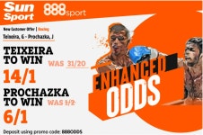 UFC 275 - Glover Teixeira vs Jiri Prochazka free bets: Get £5 bet on Prochazka at 6/1, or Teixeira at 14/1 with 888Sport UFC 275... 