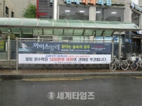 [세계로컬핫뉴스]강동구, 저단형 공공현수막 지정게시대 시범 운영