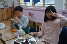 강화 송해초등학교, 어린이 농부교실 - 내가 키운 벼로 떡볶이를 만들어요!