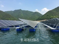 [세계로컬핫뉴스] 전국 최대규모(3MW) 청풍호 수상태양광 발전소 준공 !