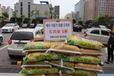 [세계로컬핫뉴스] 빈첸시오회 청라성당, 청라1동에 이웃사랑 양곡 지원