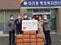 [세계로컬핫뉴스] 마전동 주민자치위원회, 고구마 수확으로 사랑나눔