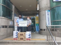 [세계로컬핫뉴스] 대전 서구 월평1동, 취약계층을 위한 삼계탕·마스크 후원 받아