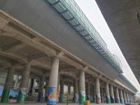 성동구, 옥수나들목 교각기둥 새단장