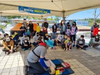 카약, 고무보트 체험··정서진 아라뱃길에서 즐기는 해양 스포츠