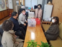 장수군 계북면 지역사회보장협의체, 계북초·중학교 학생들에게 간식 꾸러미 전달해