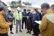 창원 사화공원 개발지 비산먼지·소음 명서동 주민의 고통 및 피해현장 항의방문