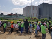 운산초등학교, 오산시 하수처리장 견학왔어요