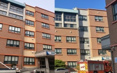 인천북부교육지원청, 인천굴포초 교사동 외벽개선 공사 완료 인천북부교육지원청,  인천굴포초 교사동 외벽개선 공사 완료