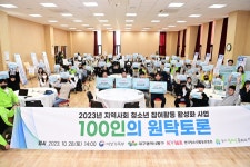 동구청소년문화의집 아름드리 100인의 원탁토론 개최