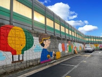그림 옷 입고 확 바뀐 동대문구 통학로