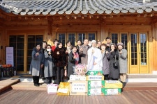 돈암2동 직능단체장, 설을 맞아 흥천사에 감사 인사 전해