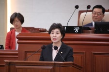 장수군의회 유경자 의원, 5분 자유발언 「장수군 출산과 육아의 지원방안 마련」 강조
