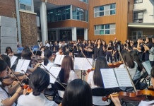 온양한올중학교, 음악과 함께하는 행복한 한올 등굣길