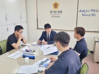 정동혁 의원, ‘주민주도형 꽃우물공원 조성에 총력’...정담회 개최