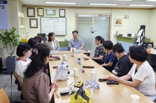 이상균 팔달구청장, 팔달구 새마을문고 회장과 첫 만남