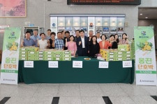 옹진군, 단호박 직거래판매행사 개최