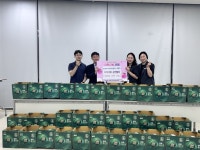 롯데프리미엄아울렛 의왕점, 청계동 경로당에 시원한 여름나기 수박 나눔