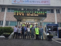 선원면 이장단, 무더위 속 도로변 제초…안전한 마을 만들기에 앞장