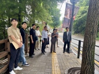 수원시의회 조인희·정옥선 의원, 경기교총 앞 사고위험 도로 긴급 점검