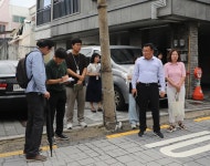 수원시 팔달구, 보행환경 현장 점검 실시