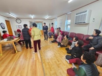 순천시 덕연동, 한파 속 경로당 찾아 어르신 안전·건강 살펴