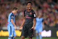 Arsenal 2 Sydney FC 0: £52million striker Alexandre Lacazette scores just 15minutes into Gunners debut after Per Mertesackers... 