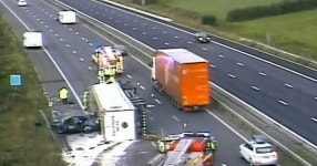 Holidaymakers in travel hell with 15-MILE tailbacks on major motorways, engineering works at major rail stations and ‘three... 