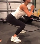 Kim Kardashian sculpts her famous bum as she squats and jumps in the gym | The Sun Kim Kardashian sculpts her famous bum as she... 