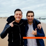 Arsenal ace Mesut Ozil and old team-mate Mathieu Flamini hope... team-mate Mathieu Flamini hope to save the planet with new... 