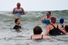 Katie Piper leaps into icy Welsh waters to highlight the importance of support during life-changing ordeals | The Sun Katie Piper... 