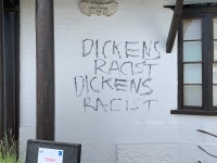 Charles Dickens museum is vandalised with graffiti branding the author racist | The Irish Sun Charles Dickens museum is... 