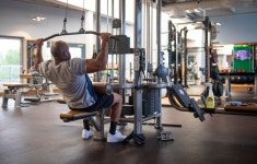 Gyms and swimming pools open today after lockdown as Brits flock to special classes from midnight | The Sun Brits hit the gym for... 