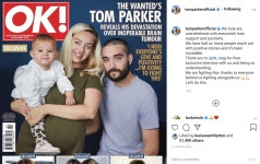 The Wanteds Tom Parker says hes overwhelmed with everyones love after revealing terminal brain tumour diagnosis | The Sun... 