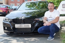 My £50k BMW was raced around airport car park & had rude message written on it… it added insult to injury | The Scottish Sun... 
