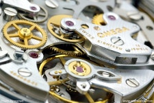 달시계 무브먼트(르마니아 1873 베이스) 접사............. - Omega - TIMEFORUM
