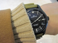 [포티스 플리거 블랙] ★ 한겨울의 나토 스트랩 ★ - Swiss Brand - TIMEFORUM